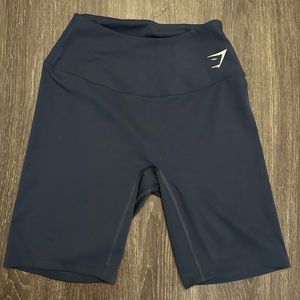 Gymshark navy blue biker shorts